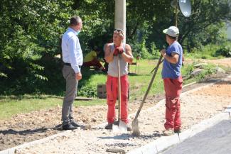 Rekonstrukcija puteva / Općinski načelnik Sabahudin Klisura obišao radove