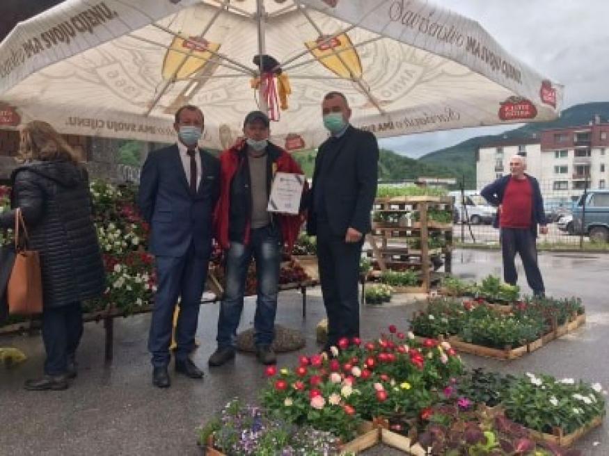 Sadnice cvijeća na poklon općini Fojnica