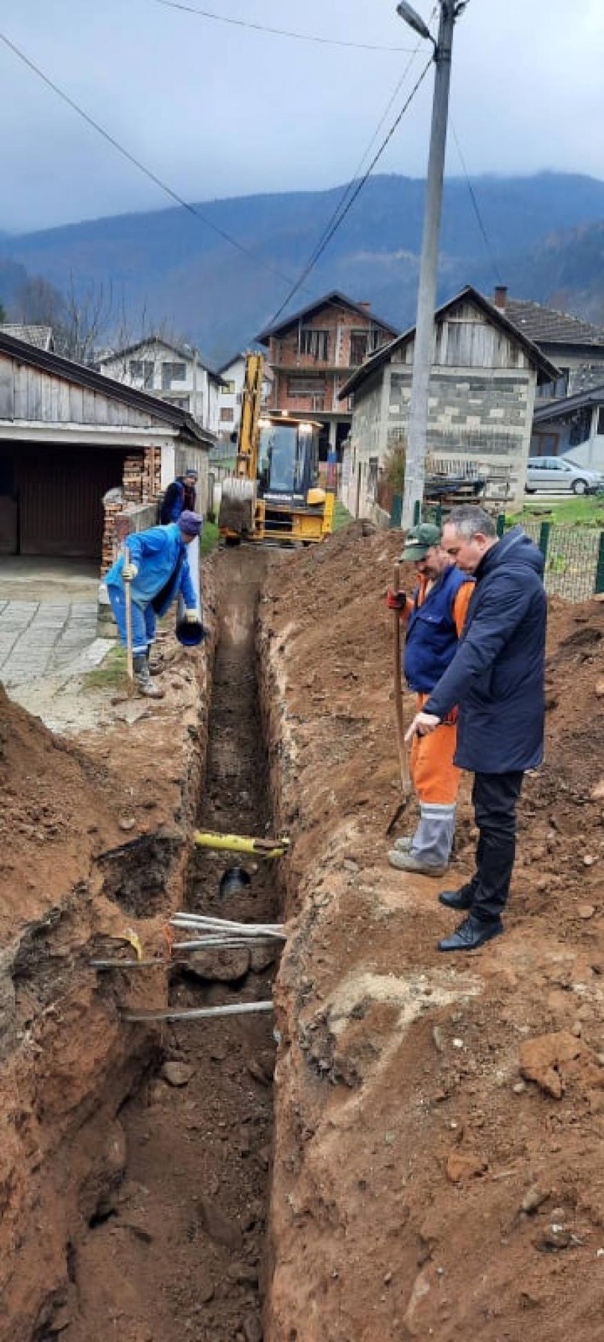 U toku realizacija projekta kanalizacije u naselju Bježanija