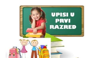 Obavijest o upisu prvačića