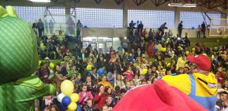FOTO /  Stotine mališana uživalo u zabavi za najmlađe povodom Dana općine Fojnica