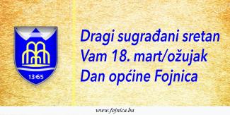 Čestitka povodom Dana općine Fojnica