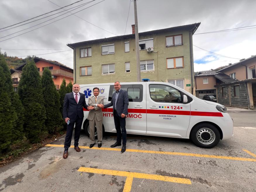 Ambasador Japana uručio donaciju Domu zdravlja Fojnica